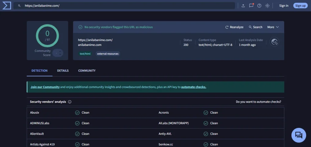 Website-Safety-Report